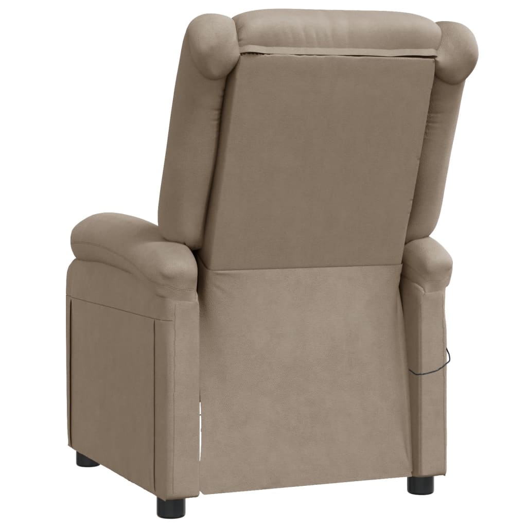 vidaXL Massage Chair Adjustable Reclining Chair Theater Armchair Faux Leather-4