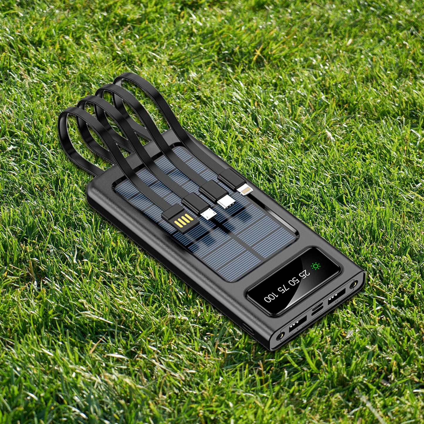 Adventure Power & Sound Bundle – Portable Solar Power Bank + 360° Wireless Speaker-4