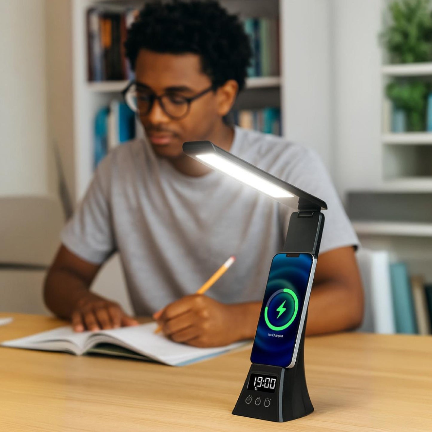 The Modern Workspace Productivity Bundle: Pursonic 3-in-1 LED Desk Lamp + Sip & Charge Wireless & Mug Warmer-1