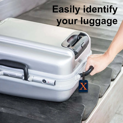 Initials Bag tag X  [pack 2]-2